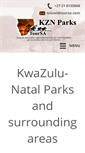 Mobile Screenshot of kznparks.com